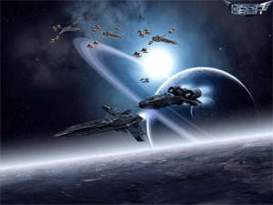 Darkorbit StarFighter NASTROMO wallpaper 1024x768