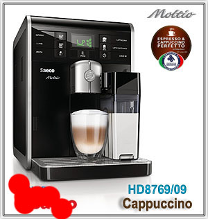  hilips So ltio hd8769/09 One touch cappuccino