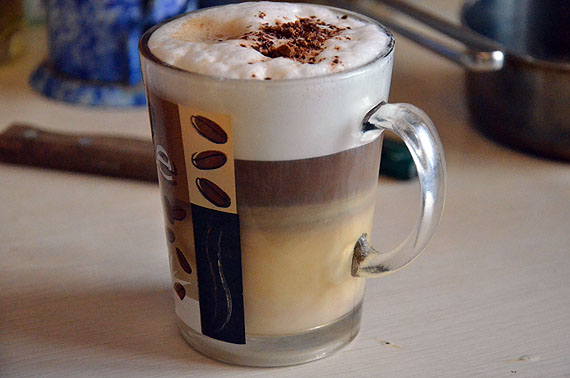 Как приготовить «слоистый капучино». How to prepare a layered cappuccino